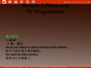 高二英語備課《Module 6 Films and TV Programmes》課件 外研版必修2