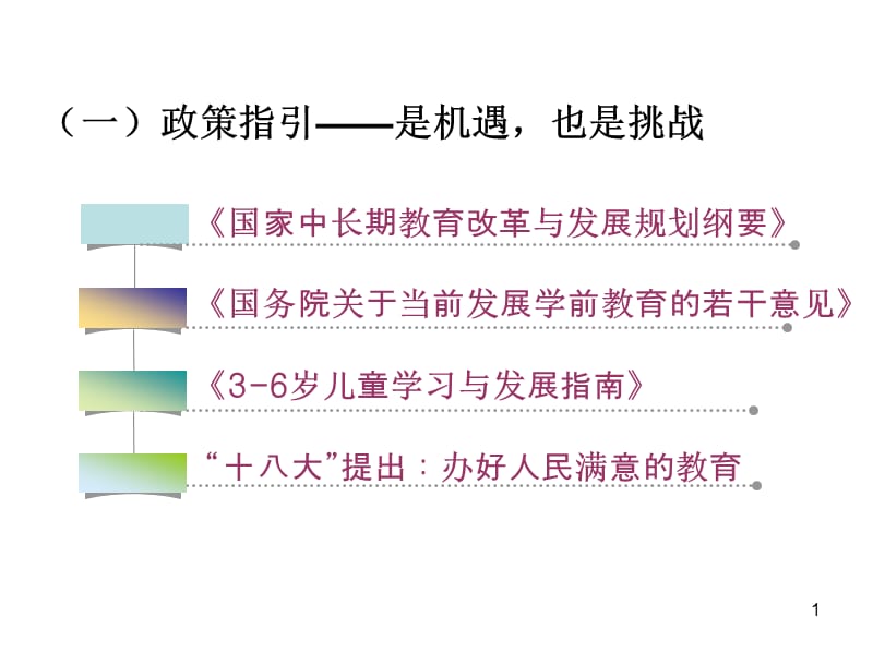 幼儿园品牌的建立与思考ppt课件_第1页