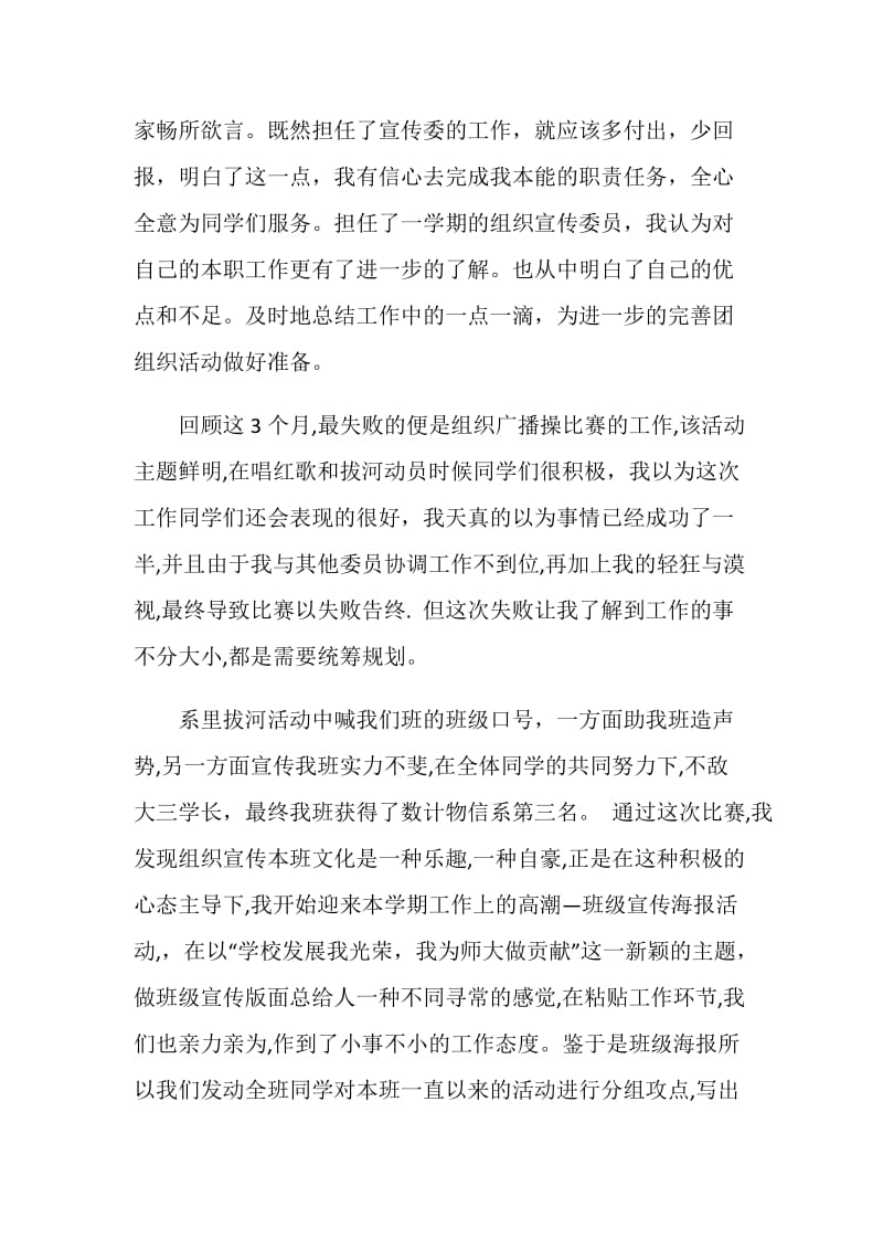 组织宣传委员年度工作总结.doc_第2页