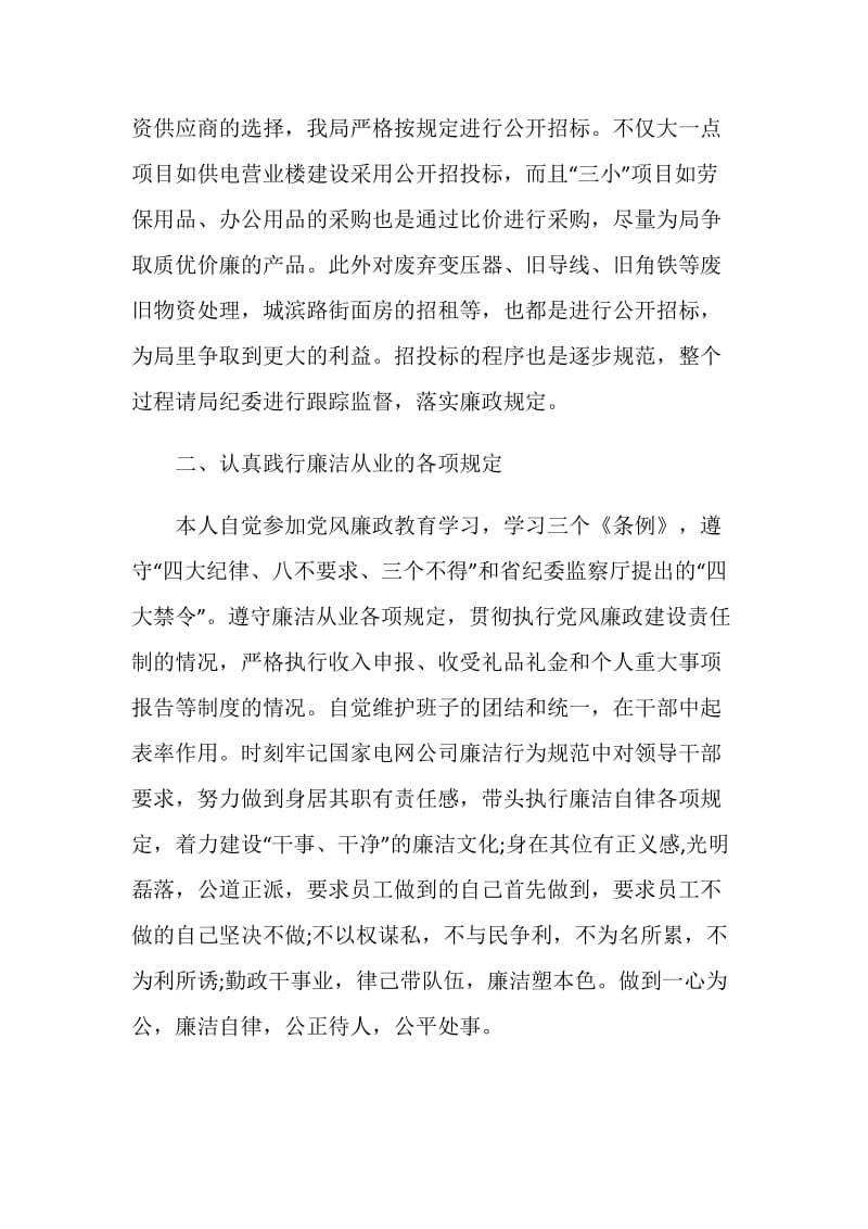 电力副局长述职述廉报告.doc_第2页