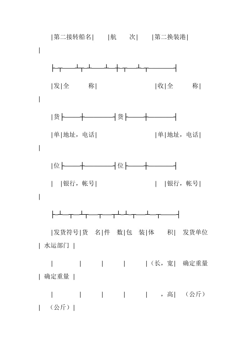 海、江、河联运货物水运合同登记单.doc_第2页