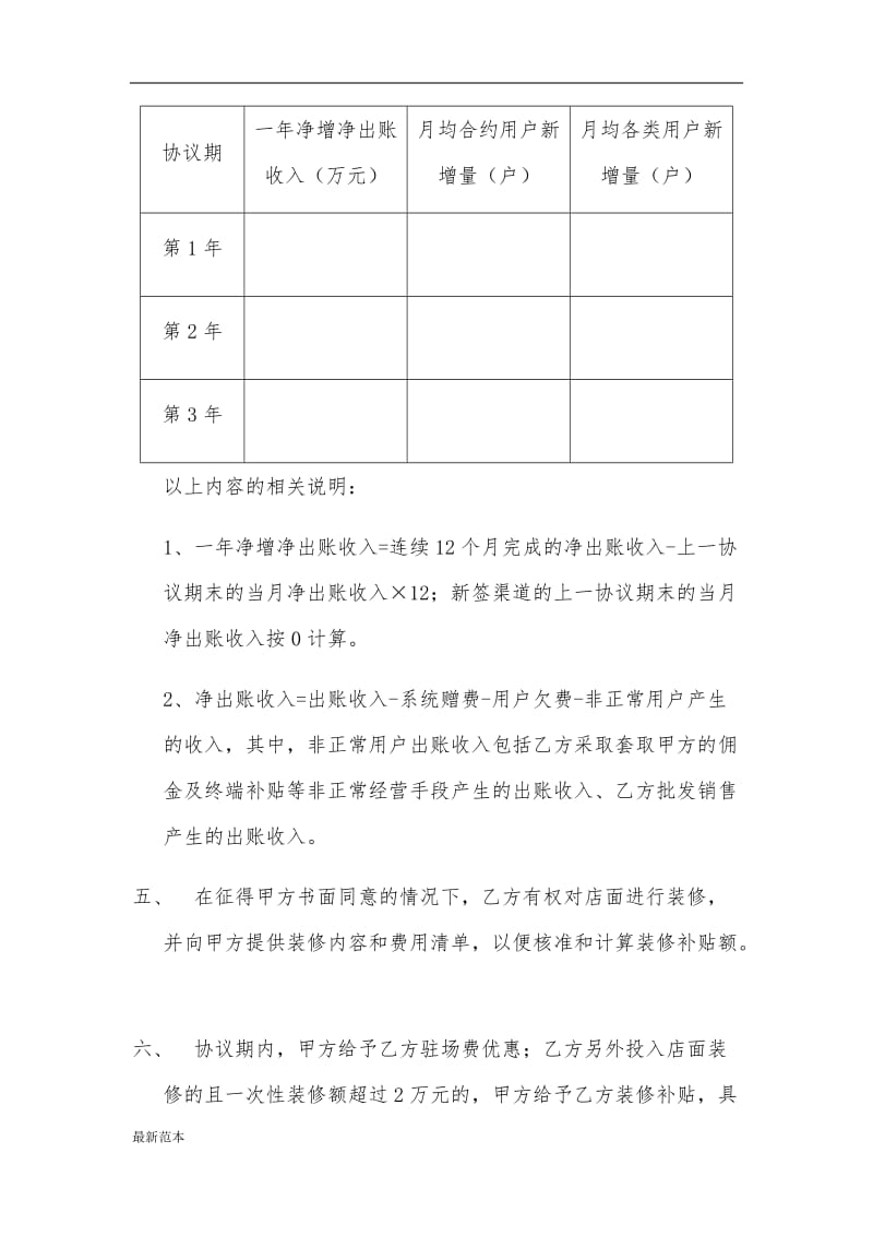 营业厅代理商进驻销售合作经营协议.docx_第2页