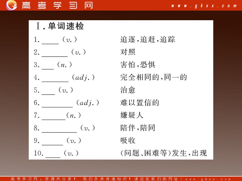 高二英语单元复习配套课件：Module5《Cloning》 （外研版选修6）_第2页