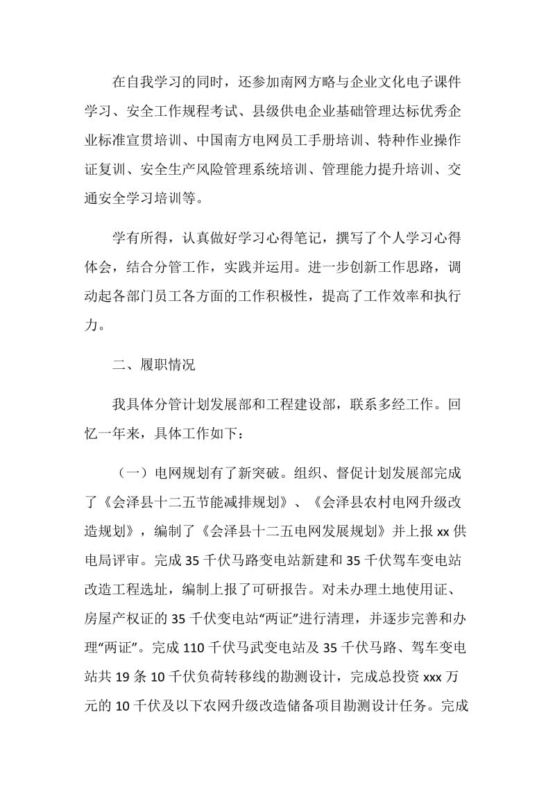 电力企业领导工作总结.doc_第2页