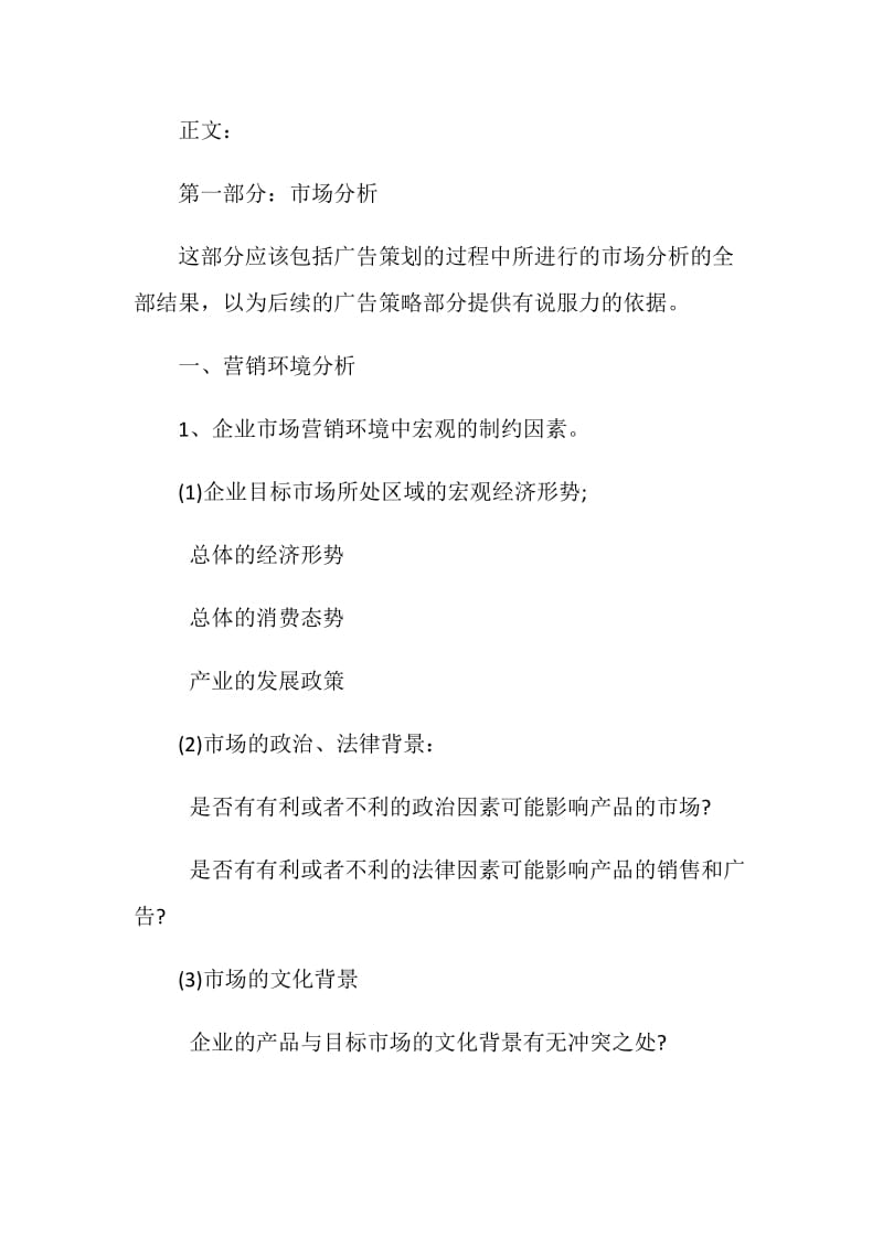 详细的广告策划书.doc_第2页