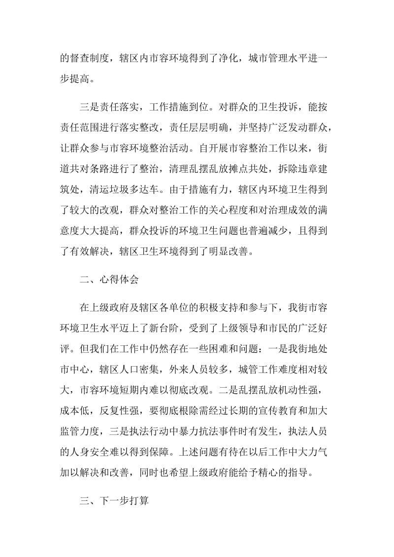 街道市容综治工作小结及下步计划部署.doc_第2页