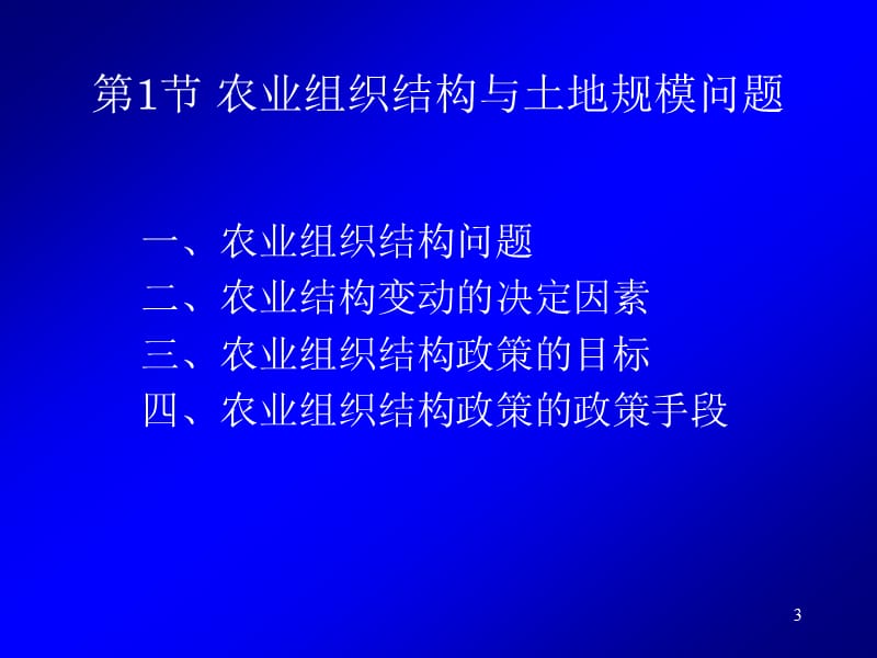 农业组织结构与土地政策ppt课件_第3页