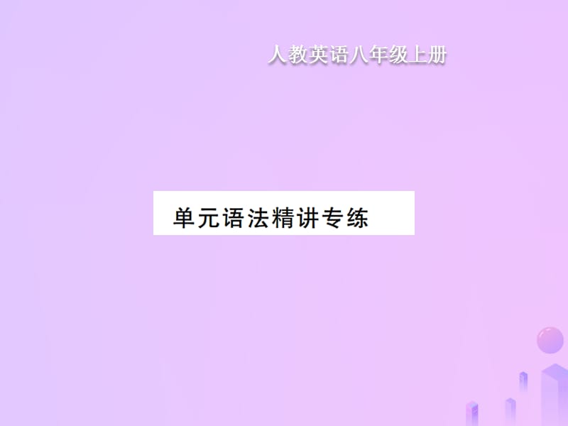 八年级英语上册Unit4Whatisthebestmovietheater语法精讲专练习题课件13243_第1页