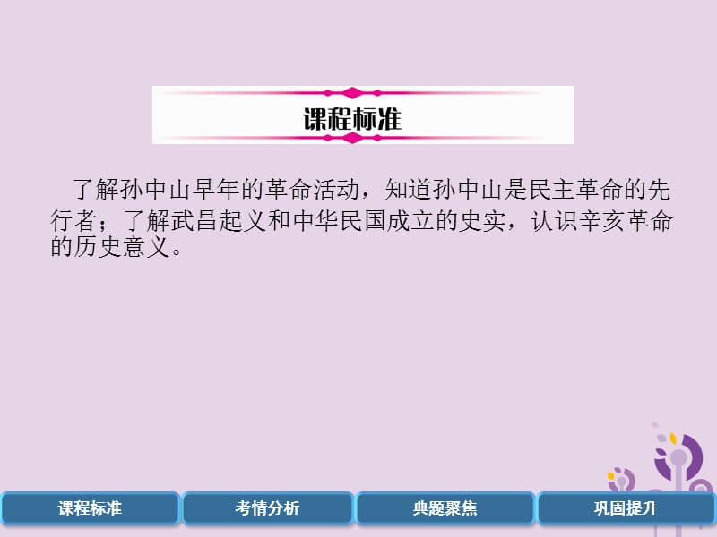 中考历史总复习第一编教材过关模块2中国近代史第7单元资产阶级民主革命与中华民国的建立课件_第2页