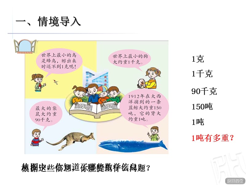 青岛版数学三年级上册第一单元《2吨的认识》ppt课件_第2页