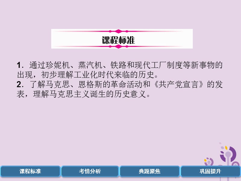 中考历史总复习第一编教材过关模块4世界近代史第19单元工业革命和工人运动的兴起课件_第2页