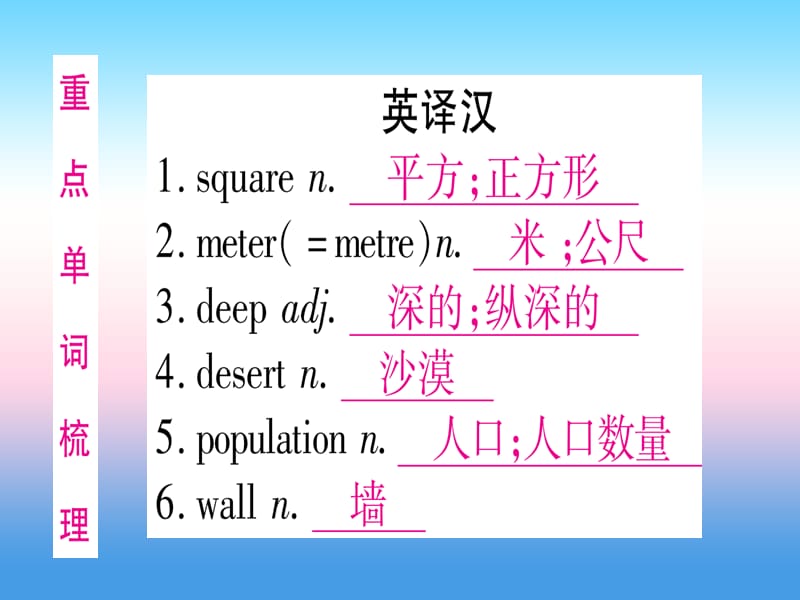 中考英语复习第一篇教材系统复习考点精讲十四八下Units7_8实用课件444_第2页