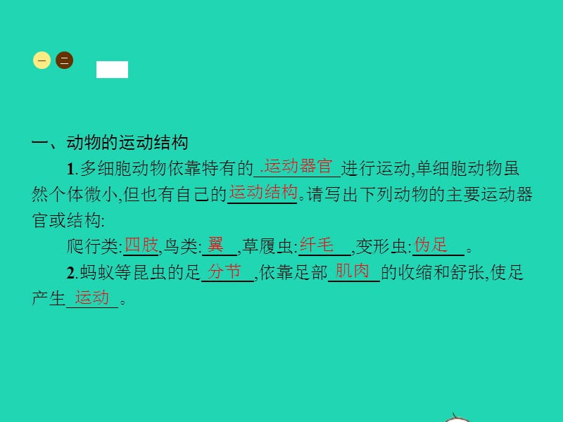 八年级生物上册17.2动物的运动依赖于一定的结构课件（新版）苏教版_第2页