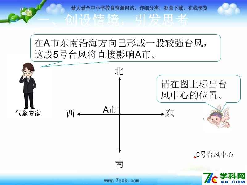 秋人教版数学六上2.1《位置与方向》ppt课件1_第3页