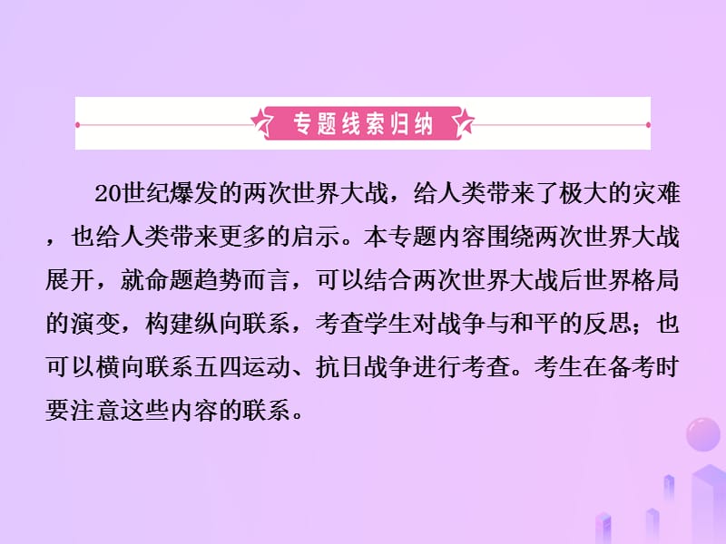 中考历史复习专题六两次世界大战与世界政治格局的演变课件 (1)_第2页