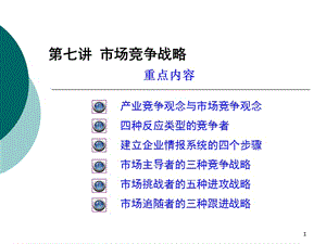 市场竞争战略ppt课件