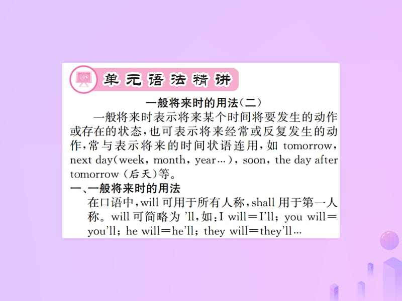 八年级英语上册Unit7Willpeoplehaverobots语法精讲专练习题课件新版人教新目标版19_第2页