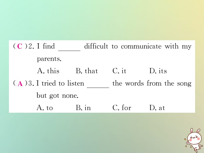 九年级英语Unit1HowcanwebecomegoodlearnersSectionA3a_4c课时检测课件110_第3页