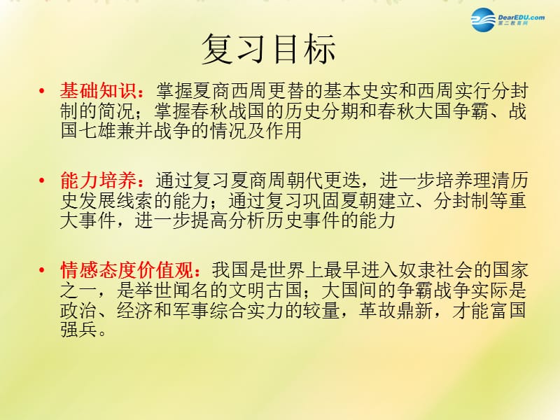 中考历史一轮复习 七上 第二单元 国家的产生和社会变革课件_第3页