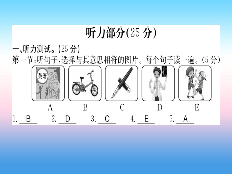 九年级英语全册Unit14IremembermeetingallofyouinGrade7综合测评卷习题课件58_第2页