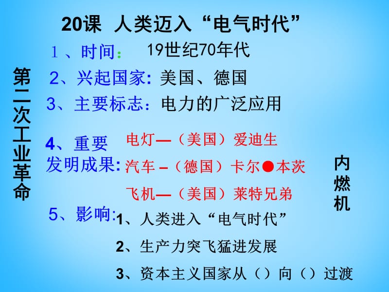 中考历史第一轮考点冲刺复习九上第七单元垄断资本主义时代的世界课件_第2页