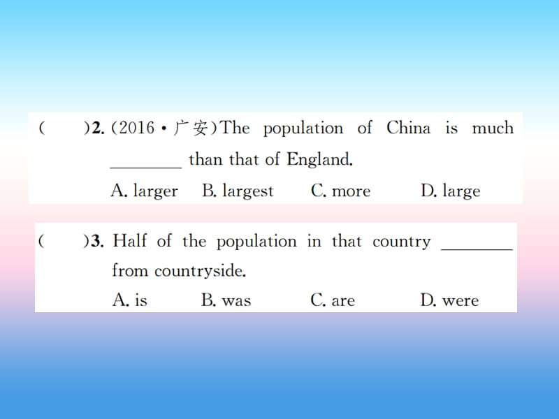 中考英语总复习第一部分教材同步复习篇第十三课时八下Units7_8习题课件98_第3页