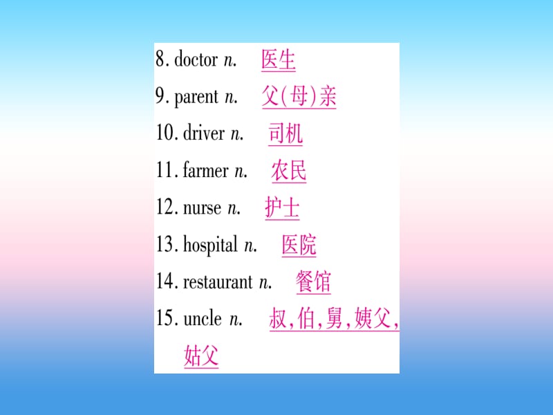 课标版中考英语准点备考第一部分教材系统复习考点精讲二七上Units3_4课件201811153107_第3页