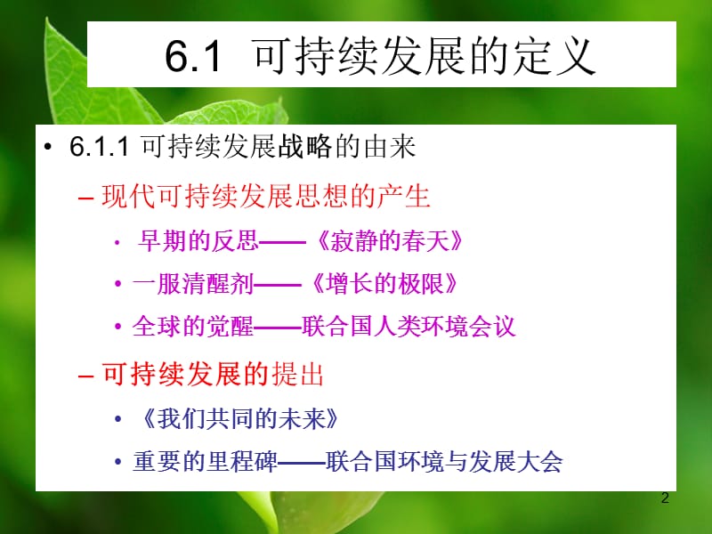 可持续发展的基本理论ppt课件_第2页