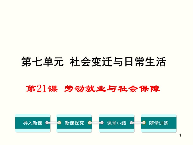 劳动就业与社会保障ppt课件_第1页