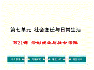 勞動(dòng)就業(yè)與社會(huì)保障ppt課件