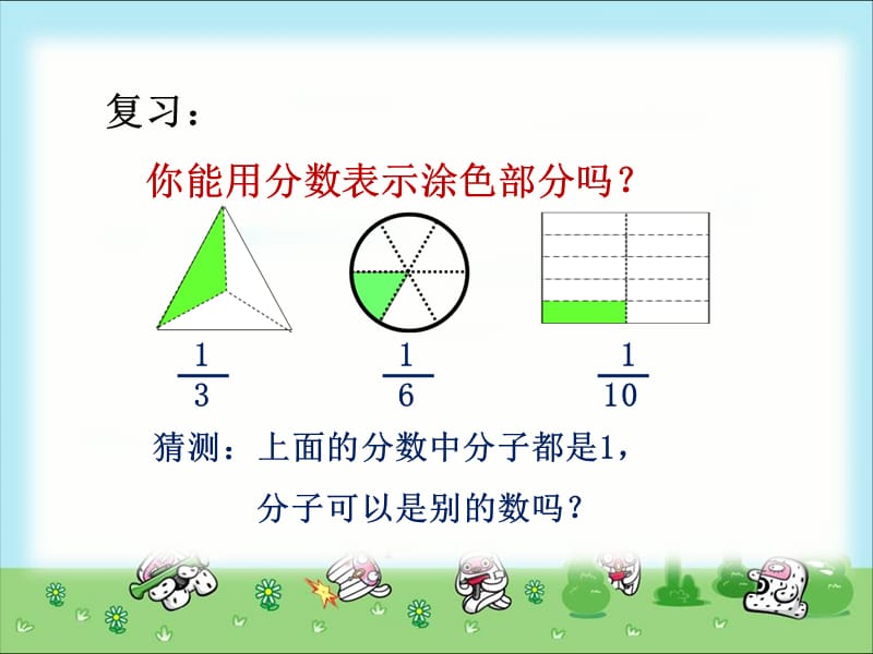 苏教版数学三年级上册7.2《认识几分之几》ppt课件1_第1页