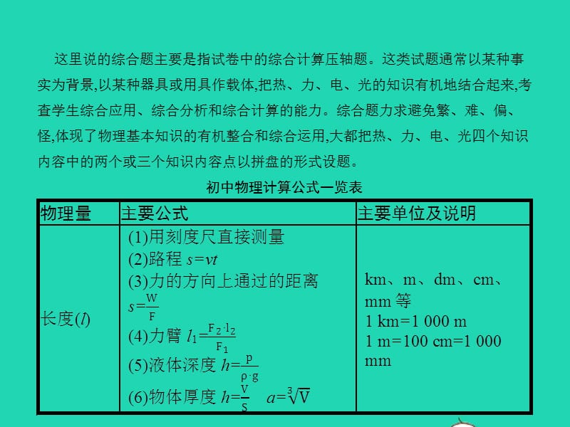 中考物理题型四综合题课件_第2页