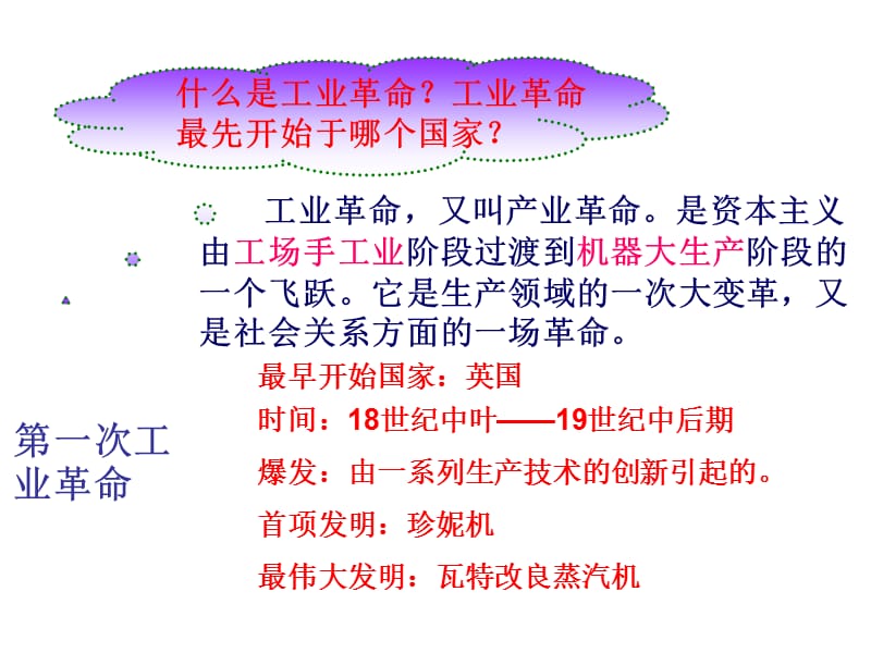 部编人教版九年级历史上册课件：第20课第一次工业革命ppt课件 (共27张PPT)_第3页