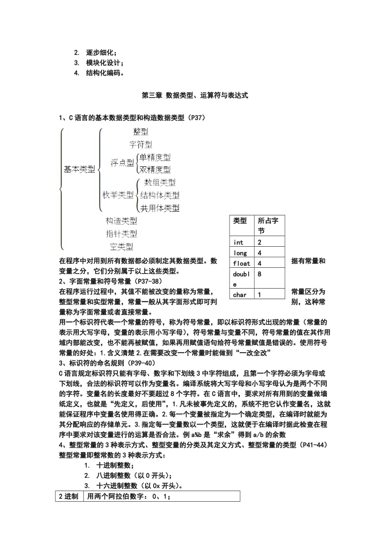 C语言程序设计重点知识_第2页