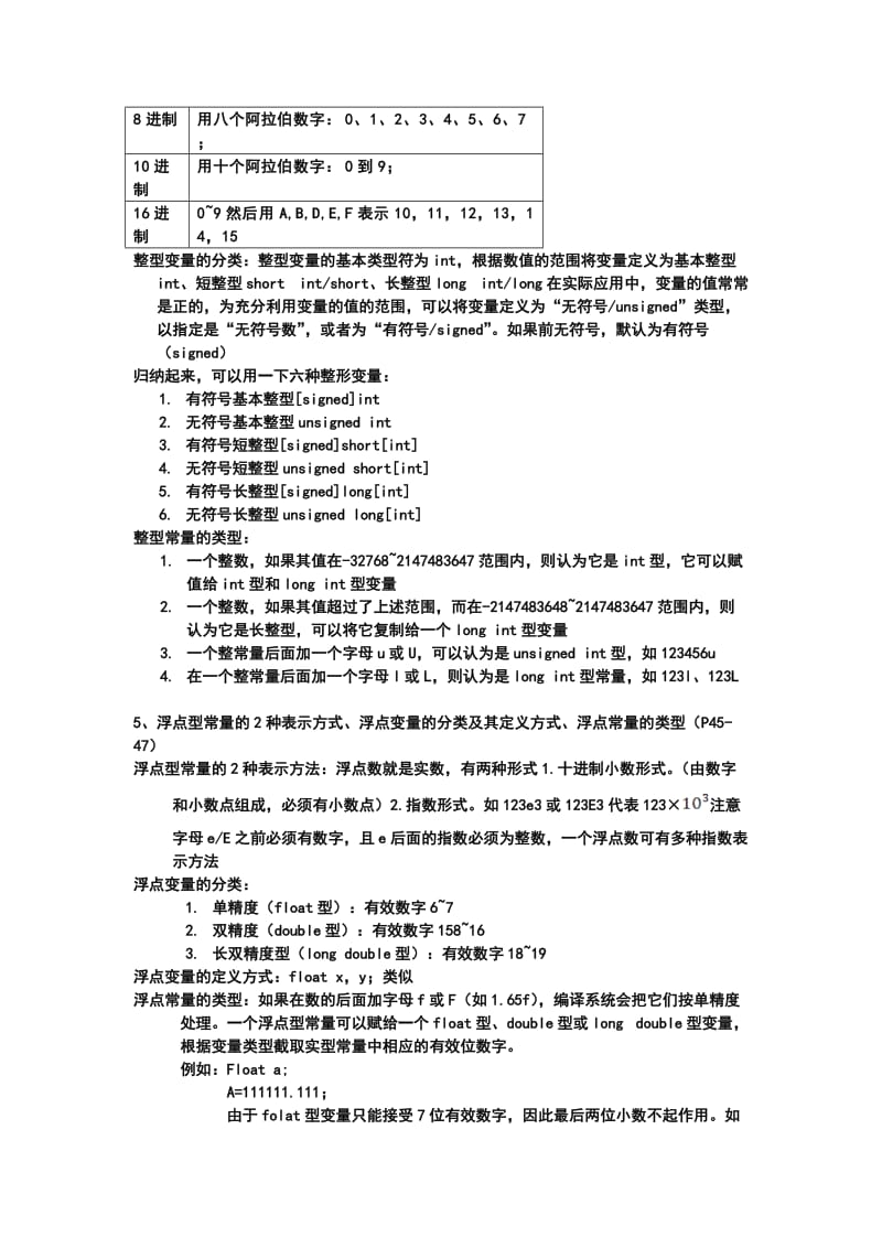 C语言程序设计重点知识_第3页