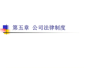 公司法ppt課件.ppt