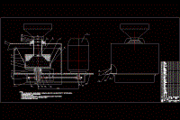 小型自分離磨漿機的設計【3張CAD高清圖紙、文檔所見所得】