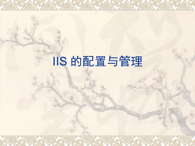 IIS的配置与管理.ppt_第1页