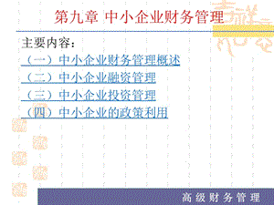 中小企業(yè)財(cái)務(wù)管理.ppt