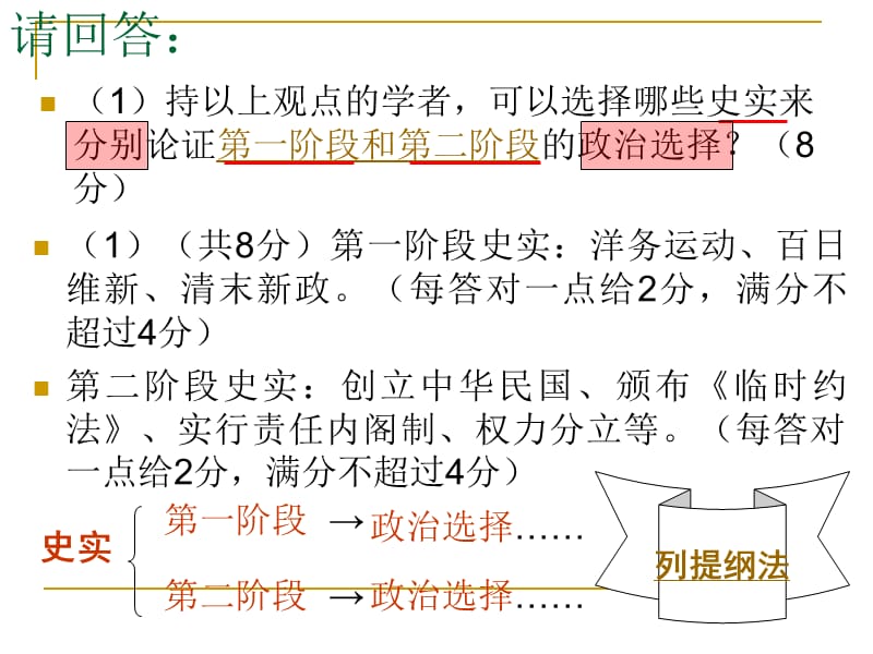 2012届深圳一模试卷(文综历史部分)解析.ppt_第3页