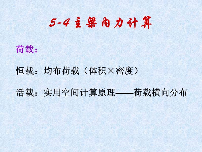 《主梁內(nèi)力計(jì)算》PPT課件.ppt_第1頁(yè)