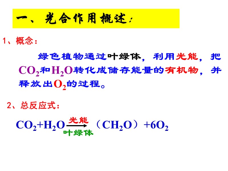 2015一轮复习光合作用(优秀公开课件).ppt_第2页