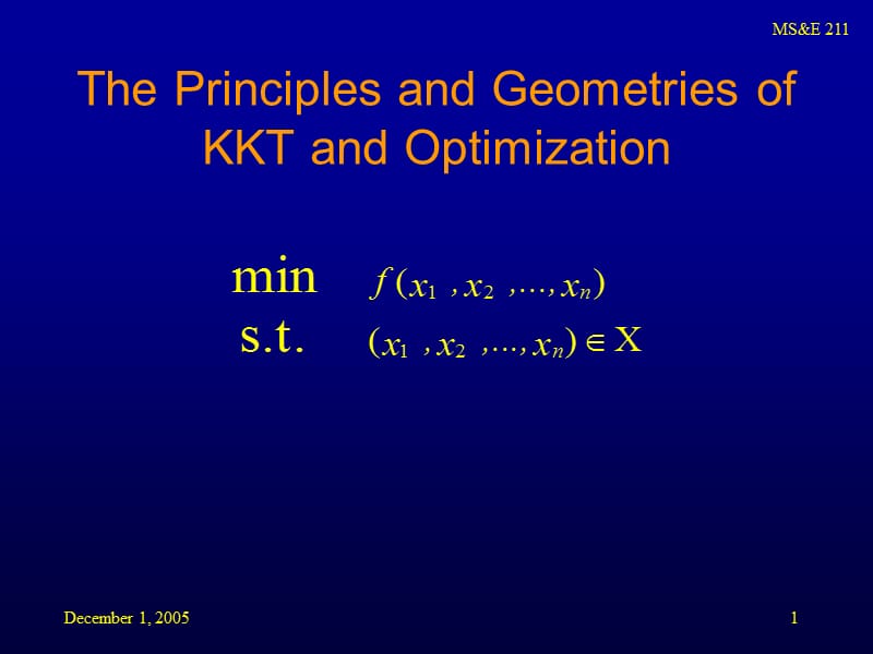 KKTgeometry(从几何图形的角度来阐释KTT条件的意义).ppt_第1页