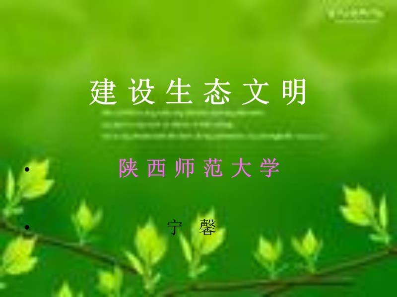 《建设生态文明》PPT课件.ppt_第1页