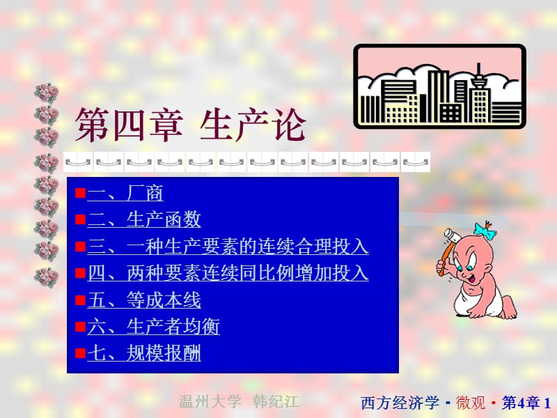 生產(chǎn)論(高鴻業(yè)版)(溫州大學(xué)韓紀(jì)江).ppt_第1頁(yè)