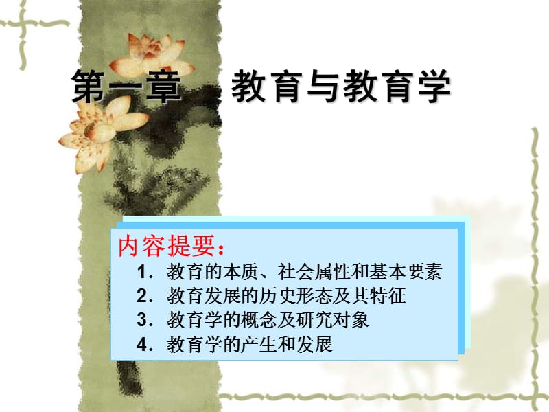 教育与教育学的发展.ppt_第1页