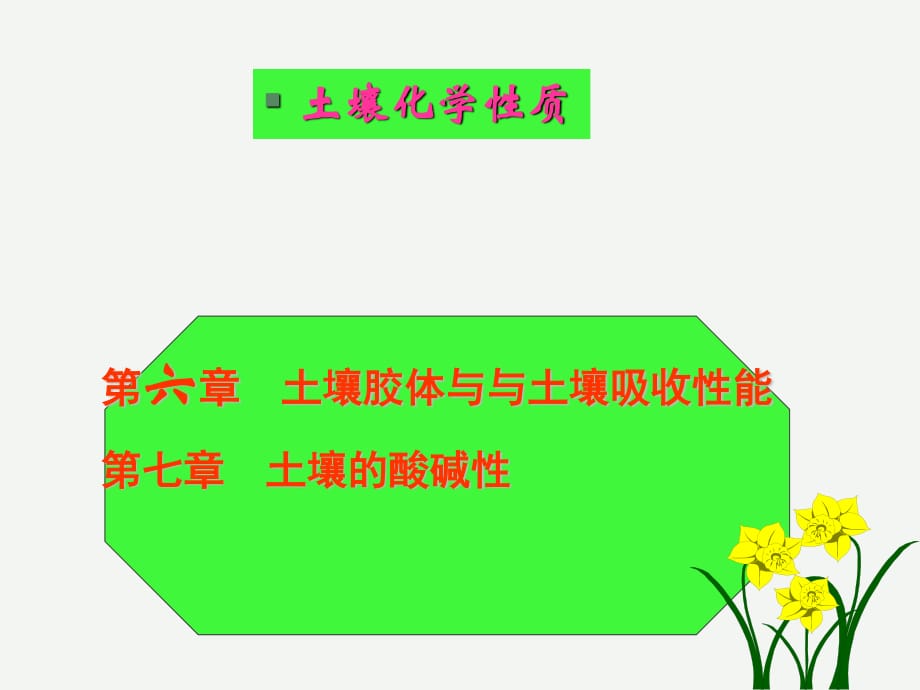 土壤膠體與與土壤吸收性能.ppt_第1頁(yè)