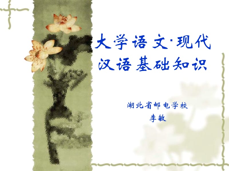 大学语文现代汉语基础知识.ppt_第1页