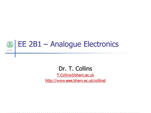 模电AnalogueElectronics01-Introdu.ppt