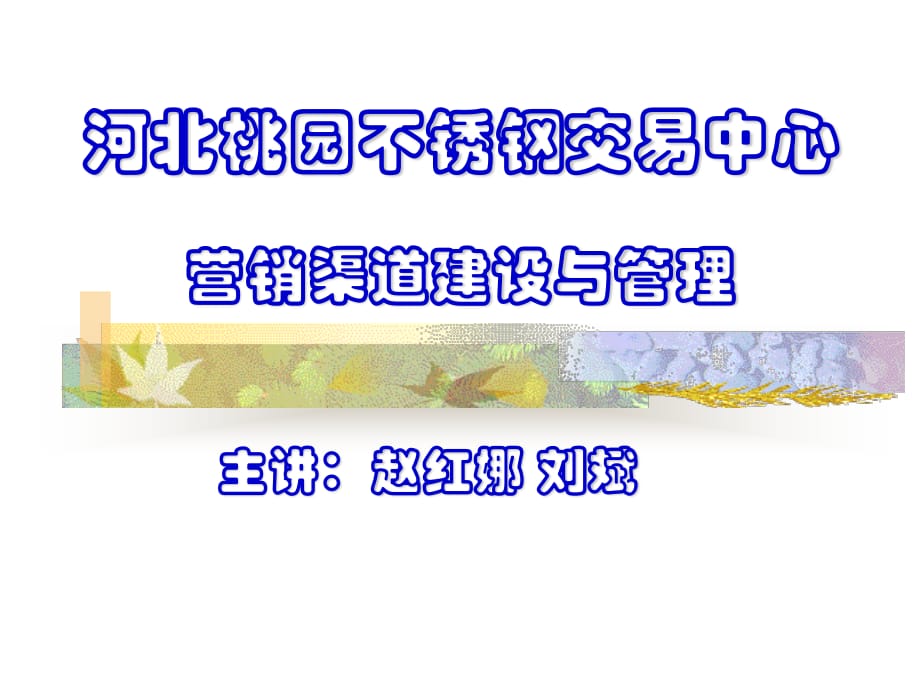 营销渠道的建设与管理.ppt_第1页